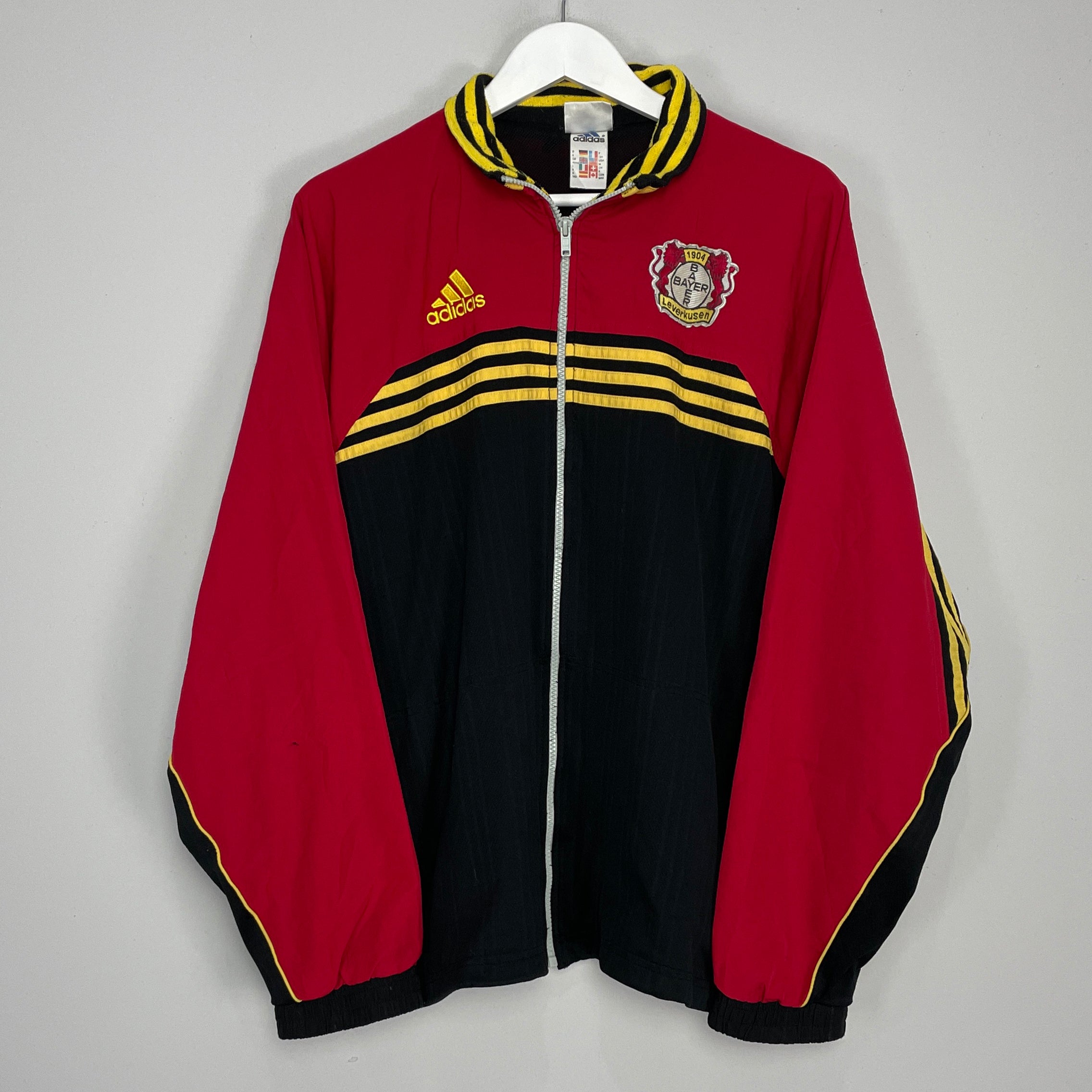 Shop 1998/00 BAYERN LEVERKUSEN TRACK JACKET (M) ADIDAS, classic football shirts, vintage football shirts & retro soccer jerseys at Cult Kits