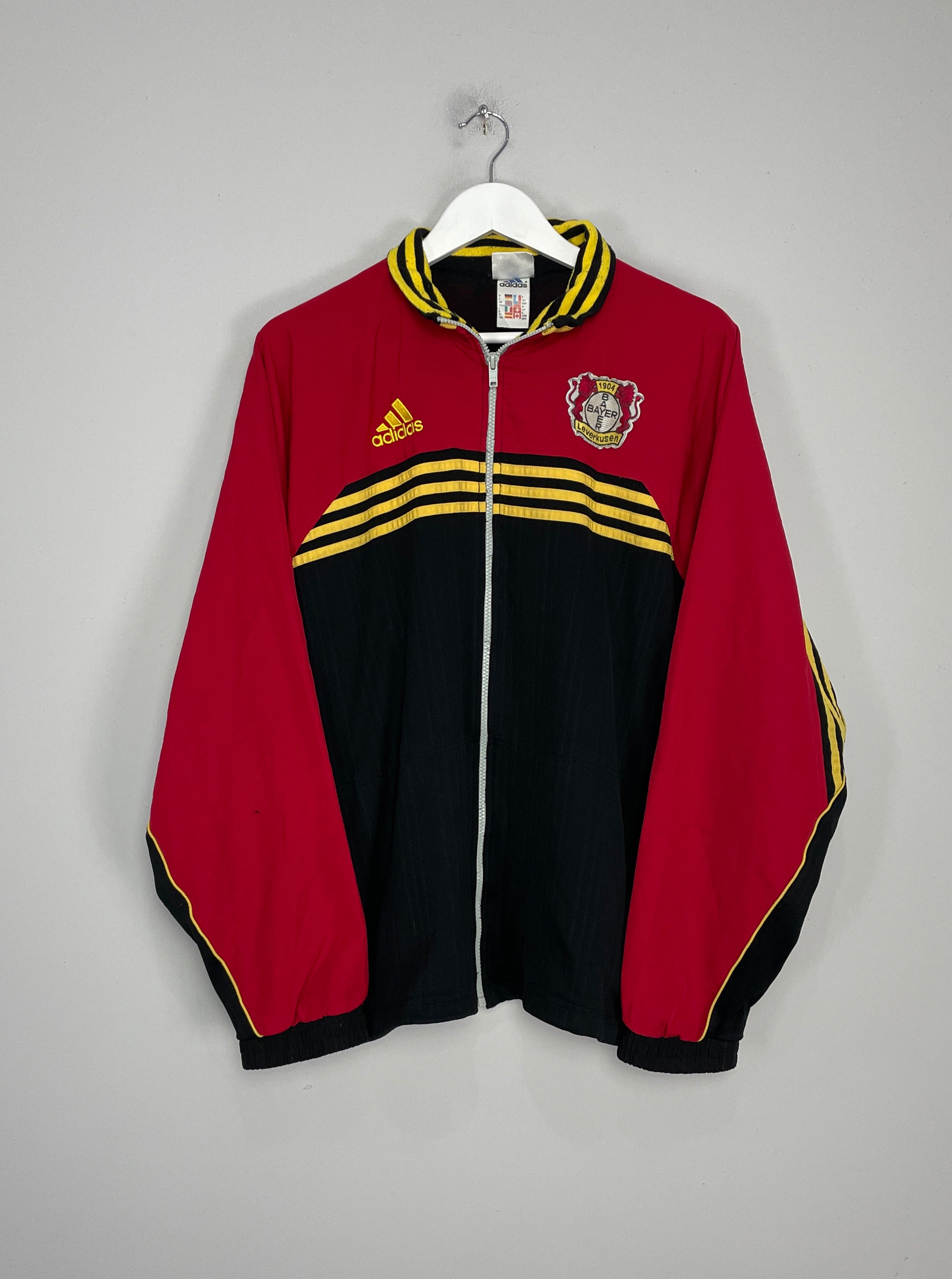 Shop 1998/00 BAYERN LEVERKUSEN TRACK JACKET (M) ADIDAS, classic football shirts, vintage football shirts & retro soccer jerseys at Cult Kits