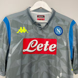 Shop 2018/19 NAPOLI THIRD SHIRT (XL) KAPPA, classic football shirts, vintage football shirts & retro soccer jerseys at Cult Kits