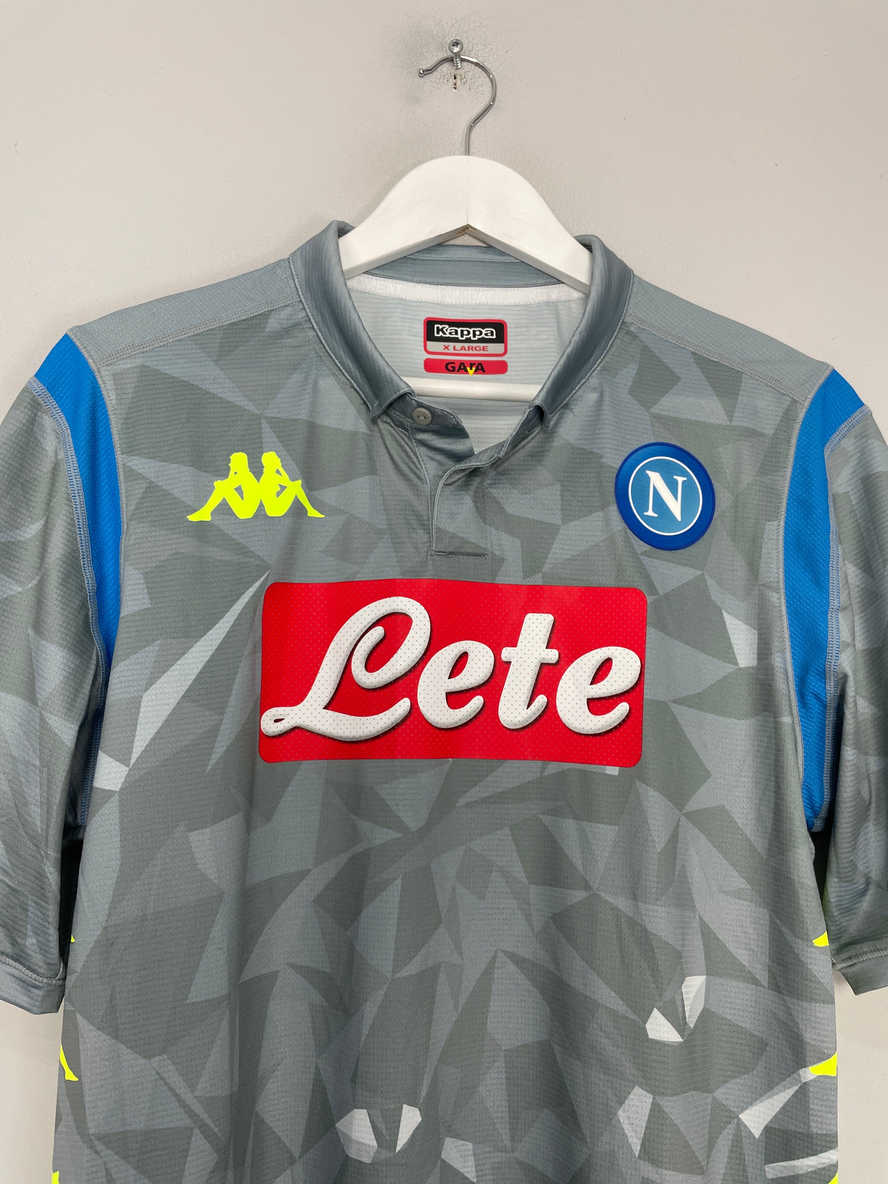 Shop 2018/19 NAPOLI THIRD SHIRT (XL) KAPPA, classic football shirts, vintage football shirts & retro soccer jerseys at Cult Kits