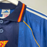 Shop 1998/99 SPAIN AWAY SHIRT (L) ADIDAS, classic football shirts, vintage football shirts & retro soccer jerseys at Cult Kits