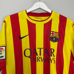 Shop 2013/15 BARCELONA PUYOL #5 AWAY SHIRT (L) NIKE, classic football shirts, vintage football shirts & retro soccer jerseys at Cult Kits