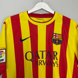 Shop 2013/15 BARCELONA PUYOL #5 AWAY SHIRT (L) NIKE, classic football shirts, vintage football shirts & retro soccer jerseys at Cult Kits