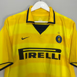 Shop 2003/04 INTER MILAN ADRIANO #10 AWAY SHIRT (L) NIKE, classic football shirts, vintage football shirts & retro soccer jerseys at Cult Kits