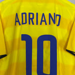 Shop 2003/04 INTER MILAN ADRIANO #10 AWAY SHIRT (L) NIKE, classic football shirts, vintage football shirts & retro soccer jerseys at Cult Kits