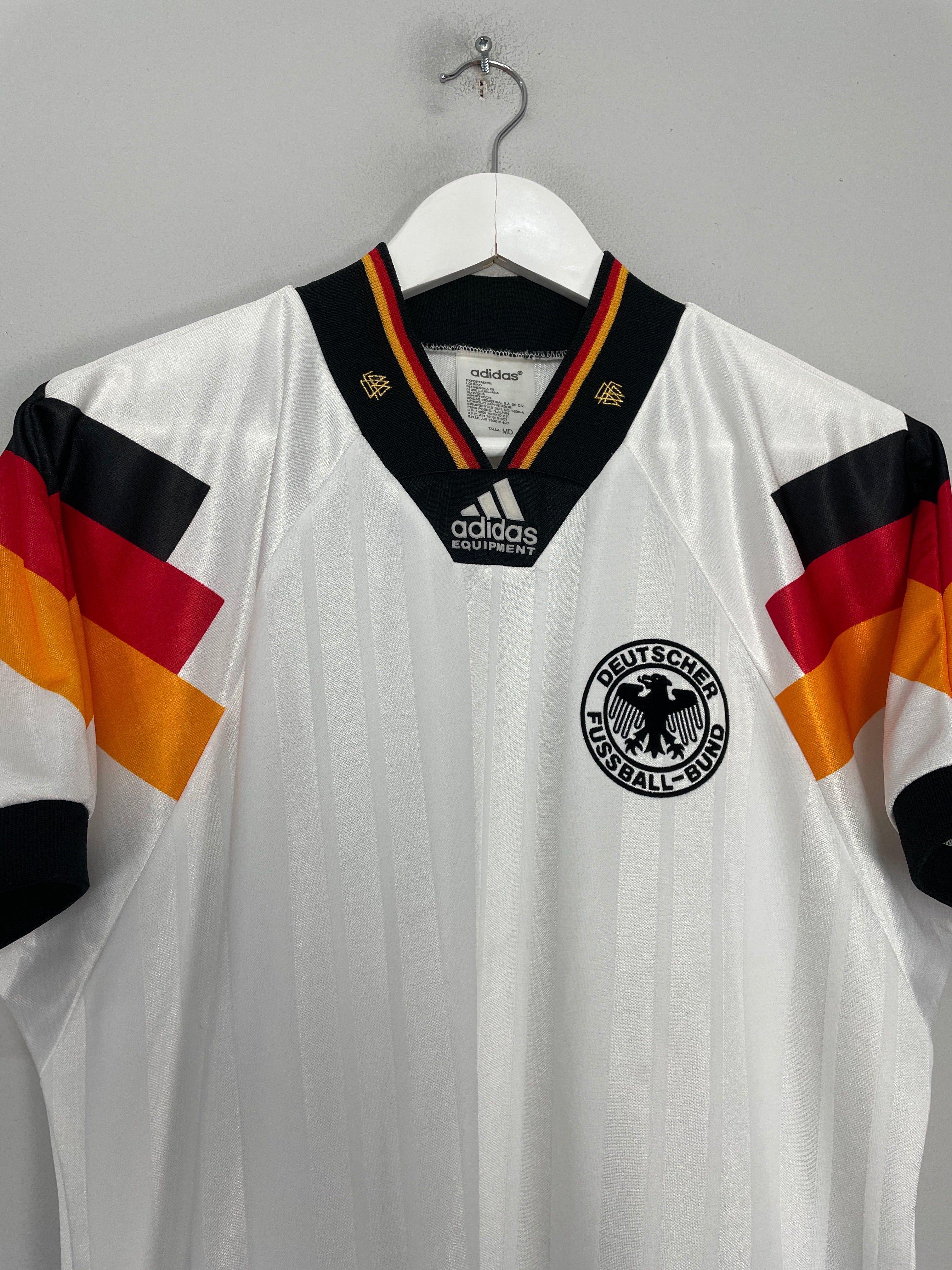 Shop 1992/94 GERMANY HOME SHIRT (M) ADIDAS, classic football shirts, vintage football shirts & retro soccer jerseys at Cult Kits