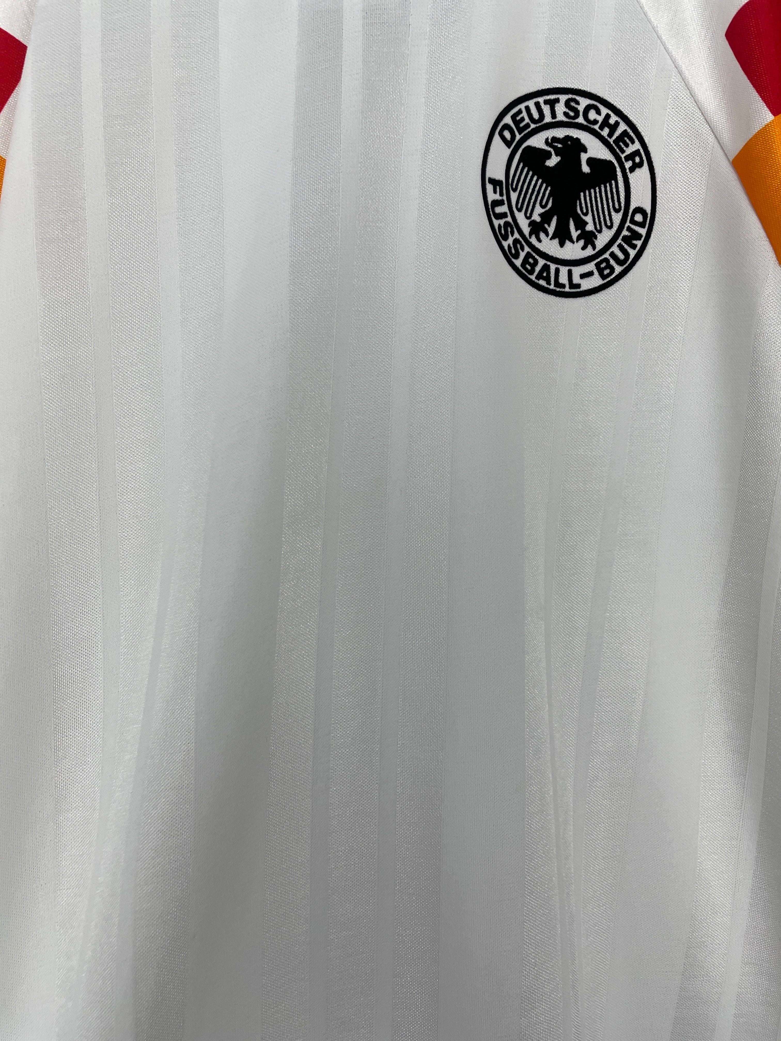 Shop 1992/94 GERMANY HOME SHIRT (M) ADIDAS, classic football shirts, vintage football shirts & retro soccer jerseys at Cult Kits