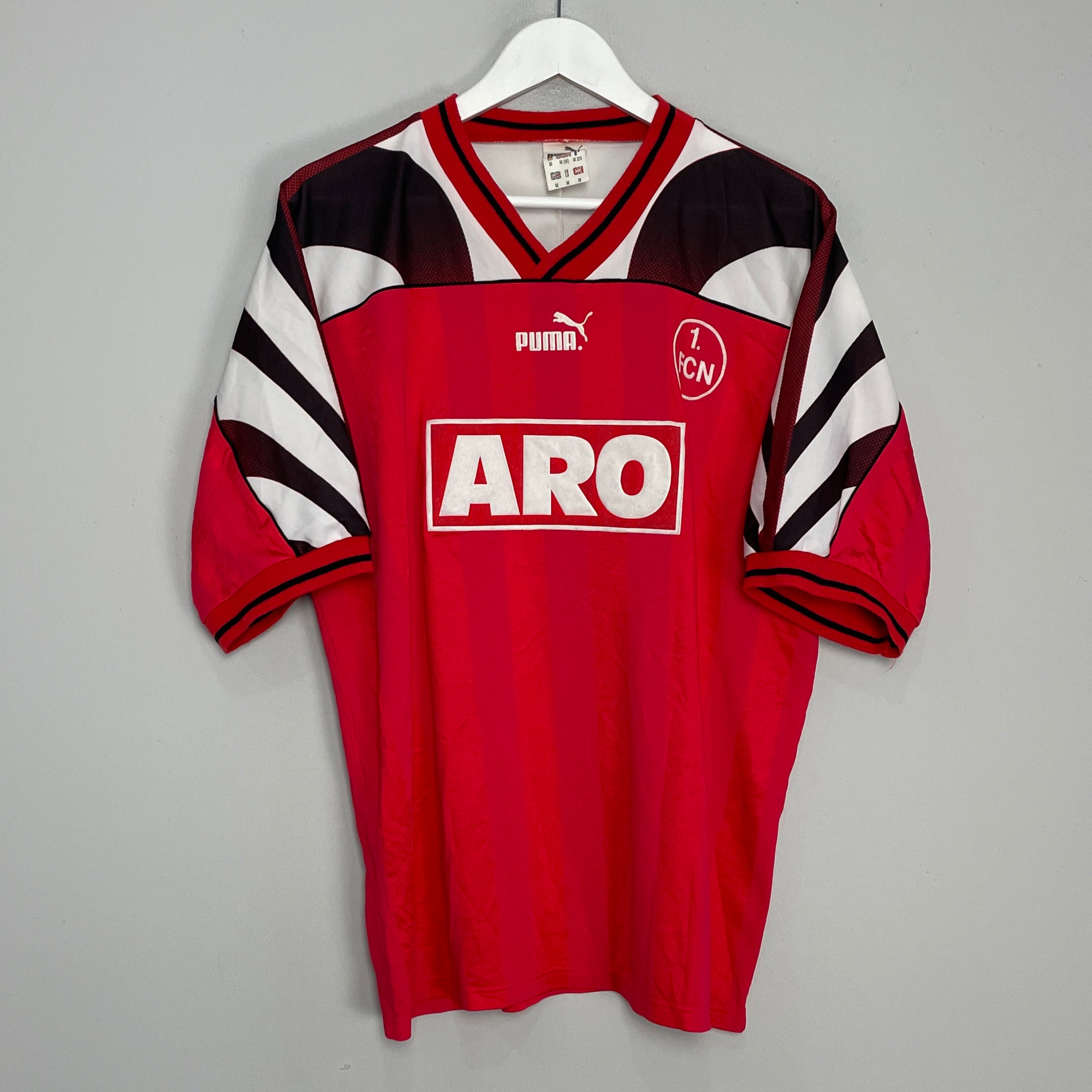 Shop 1995/96 NURNBERG HOME SHIRT (M) PUMA, classic football shirts, vintage football shirts & retro soccer jerseys at Cult Kits