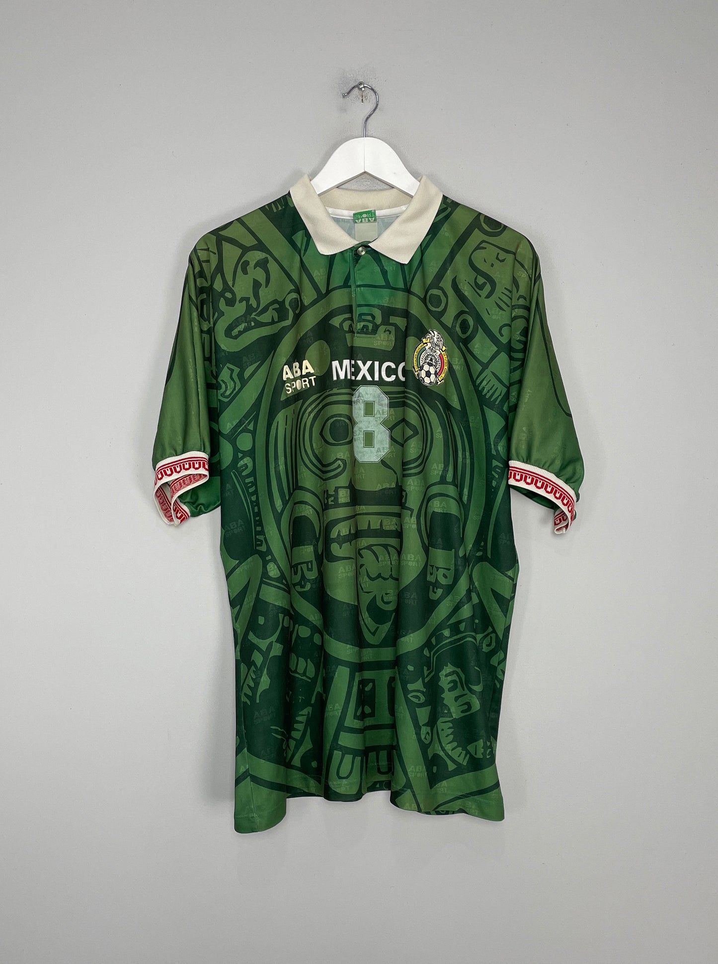 1998/99 MEXICO GARCIA ASPE #8 HOME SHIRT (XL) ABA SPORT