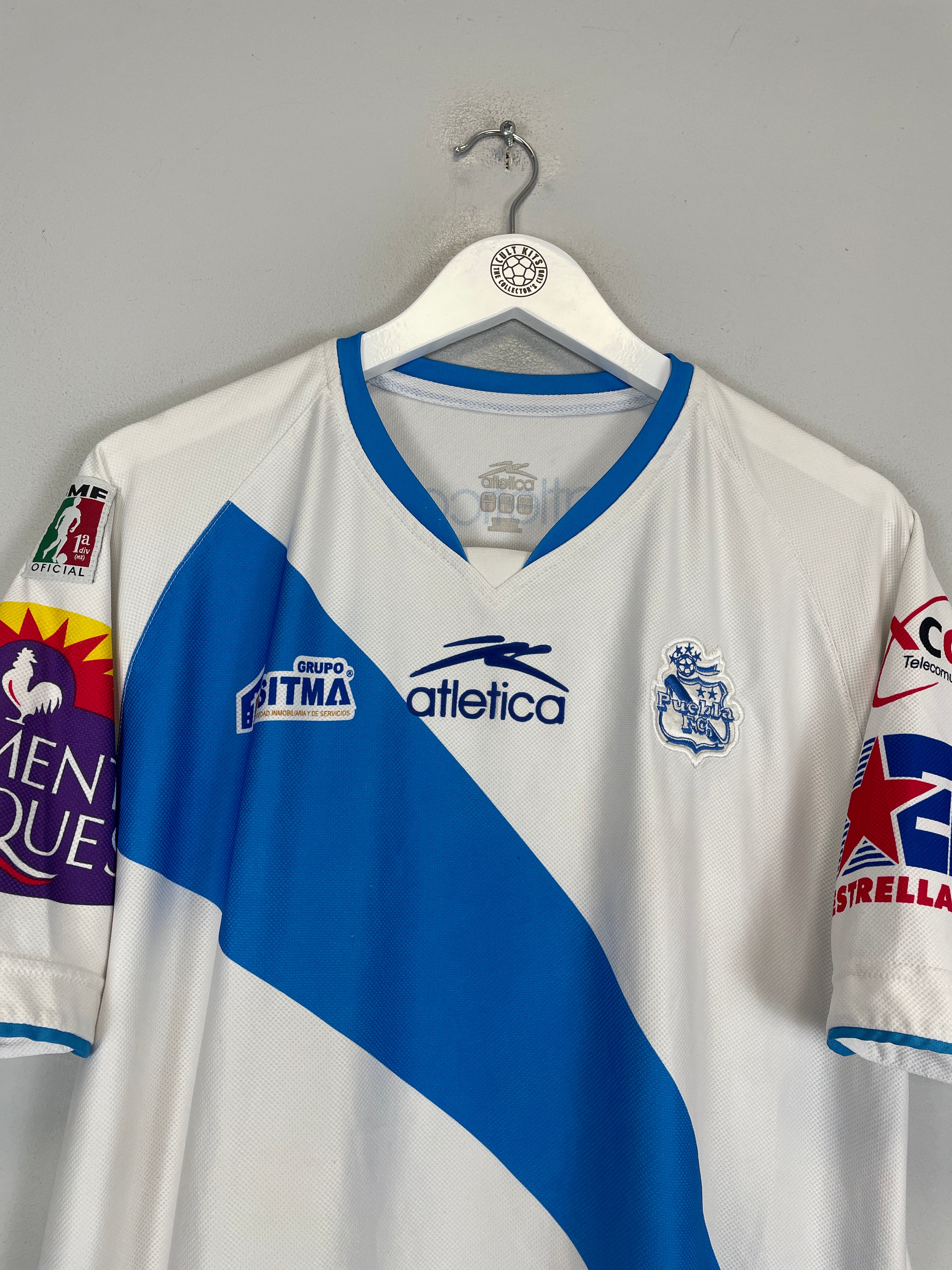 Shop 2007/08 PUEBLA #2 HOME SHIRT (L) ATLETICA, classic football shirts, vintage football shirts & retro soccer jerseys at Cult Kits
