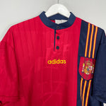 Shop 1996/98 SPAIN HOME SHIRT (M) ADIDAS, classic football shirts, vintage football shirts & retro soccer jerseys at Cult Kits