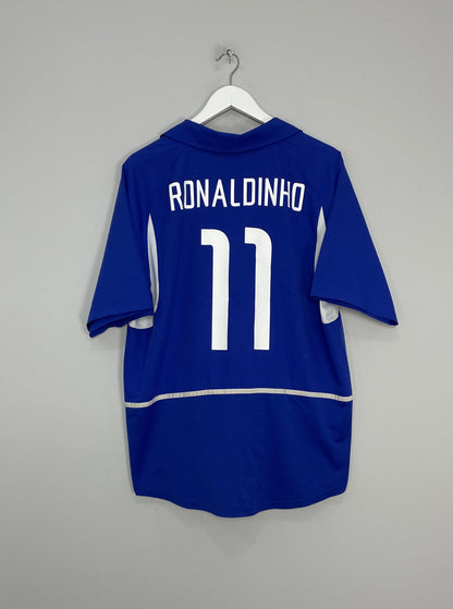 Image of the Brazil Ronaldinho shirt from the 2002/04 season