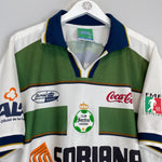 Shop 2000/01 SANTOS LAGUNA #18 HOME SHIRT (XL) CORONA SPORT, classic football shirts, vintage football shirts & retro soccer jerseys at Cult Kits