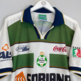 Shop 2000/01 SANTOS LAGUNA #18 HOME SHIRT (XL) CORONA SPORT, classic football shirts, vintage football shirts & retro soccer jerseys at Cult Kits