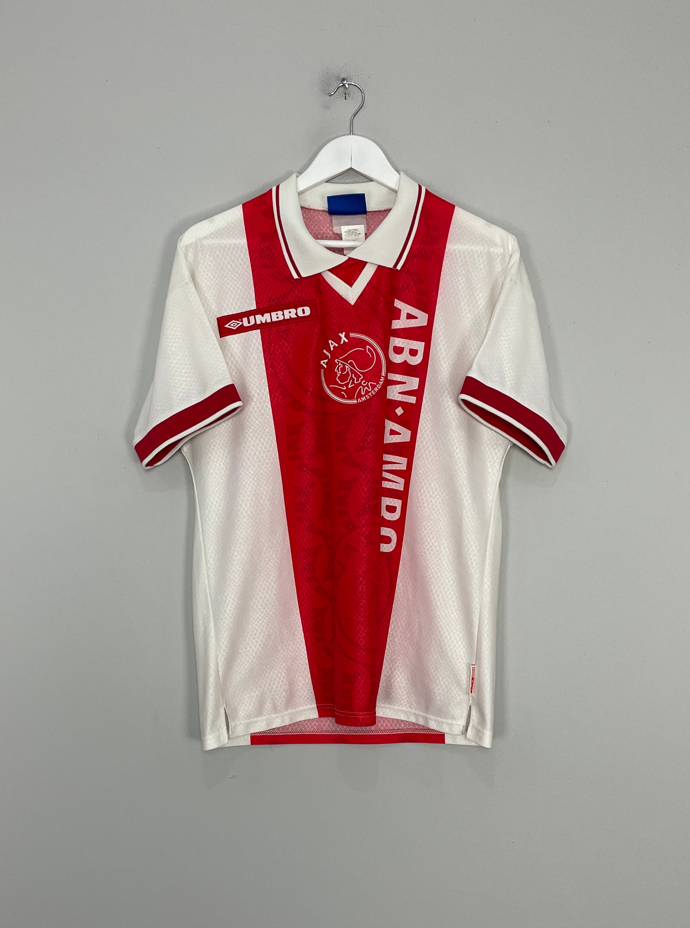 Shop 1998/99 AJAX HOME SHIRT (M) UMBRO, classic football shirts, vintage football shirts & retro soccer jerseys at Cult Kits