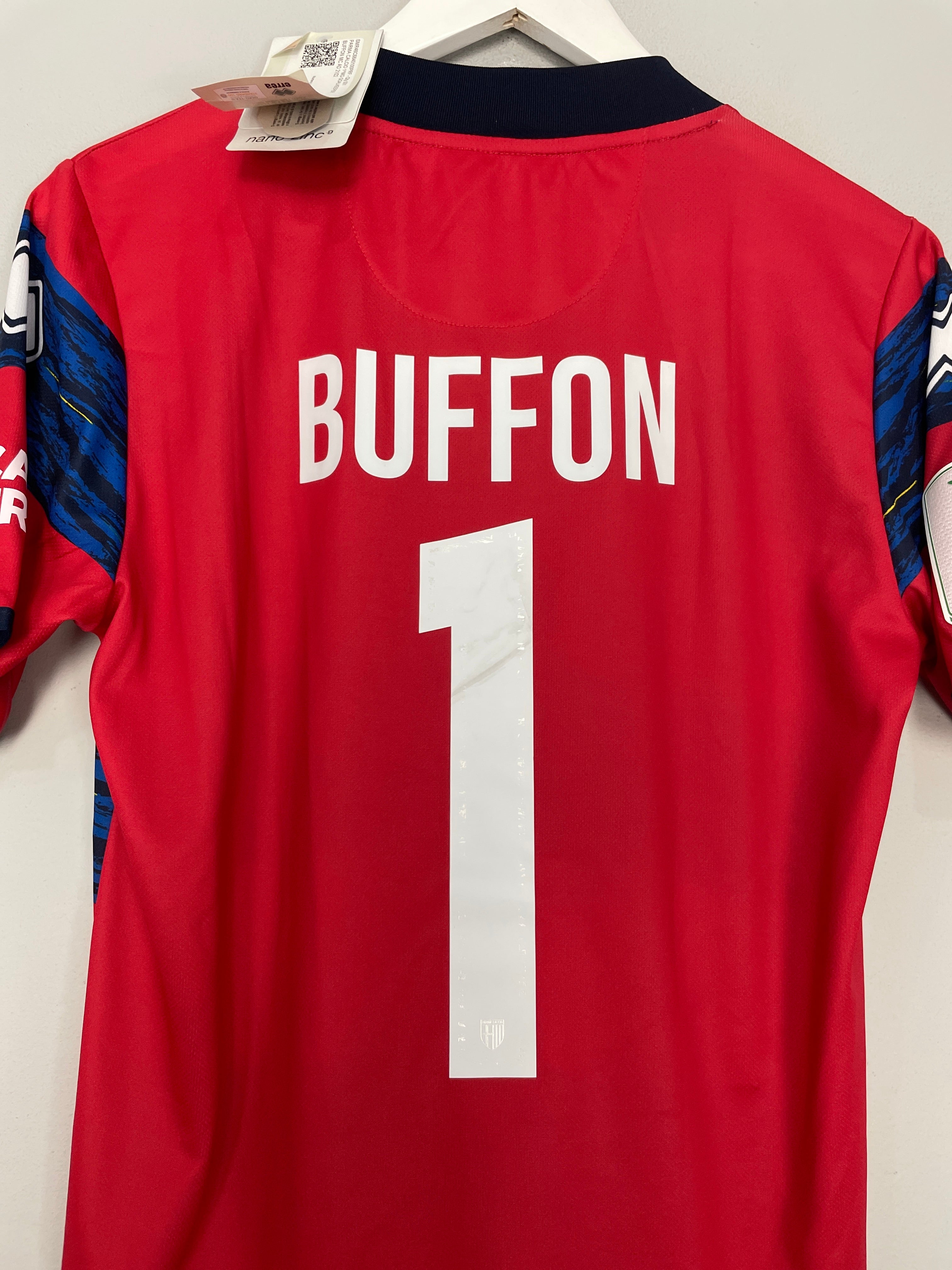Shop 2021/22 PARMA BUFFON #1 *BNWT* GK SHIRT (M) ERREA, classic football shirts, vintage football shirts & retro soccer jerseys at Cult Kits