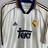 Shop 1998/00 REAL MADRID ANELKA #19 HOME SHIRT (L) ADIDAS, classic football shirts, vintage football shirts & retro soccer jerseys at Cult Kits