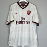 Shop 2007/08 ARSENAL FABREGAS #4 AWAY SHIRT (XL) NIKE, classic football shirts, vintage football shirts & retro soccer jerseys at Cult Kits
