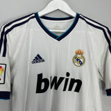Shop 2012/13 REAL MADRID ALONSO #14 HOME SHIRT (S) ADIDAS, classic football shirts, vintage football shirts & retro soccer jerseys at Cult Kits