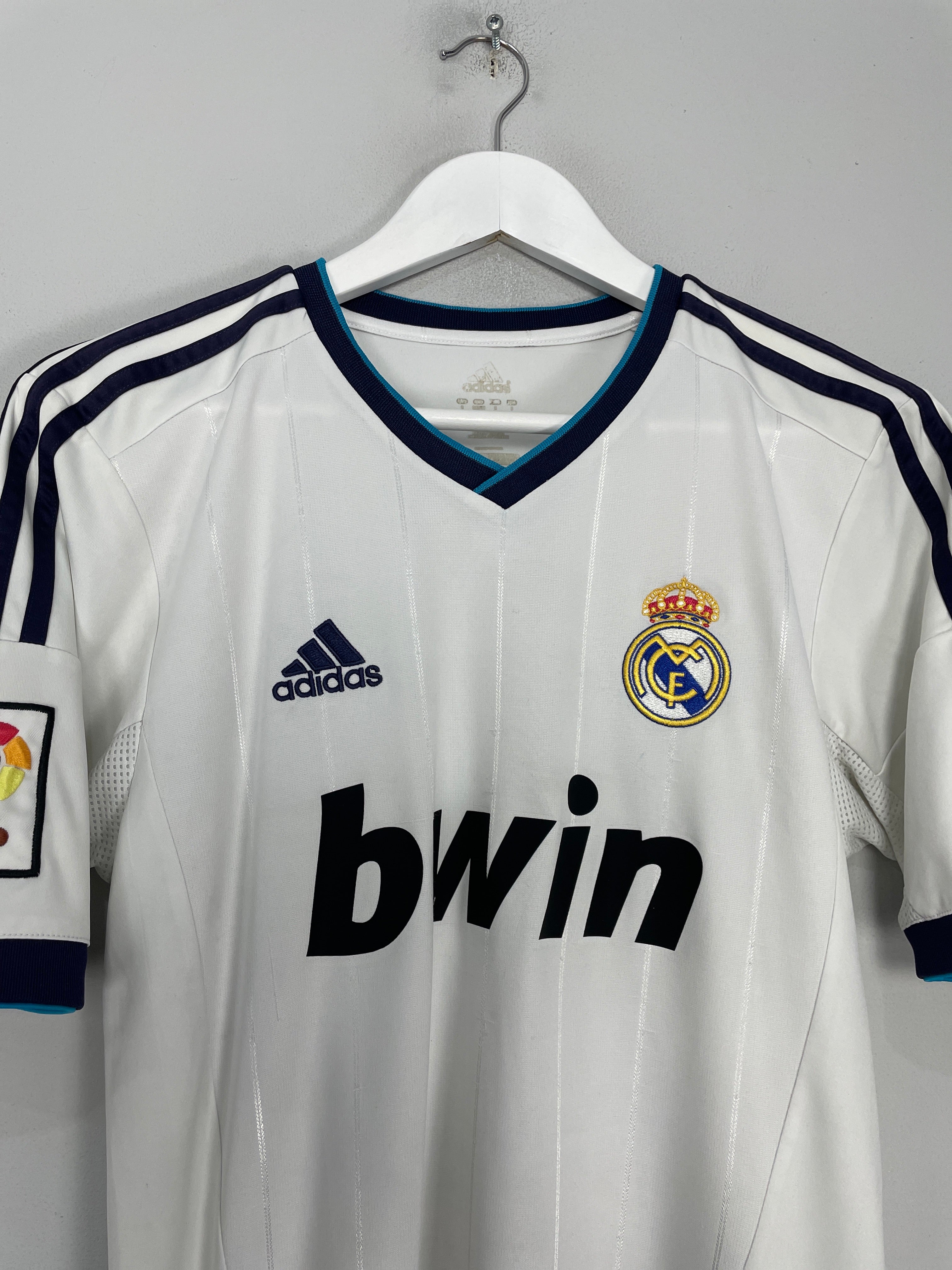 Shop 2012/13 REAL MADRID ALONSO #14 HOME SHIRT (S) ADIDAS, classic football shirts, vintage football shirts & retro soccer jerseys at Cult Kits