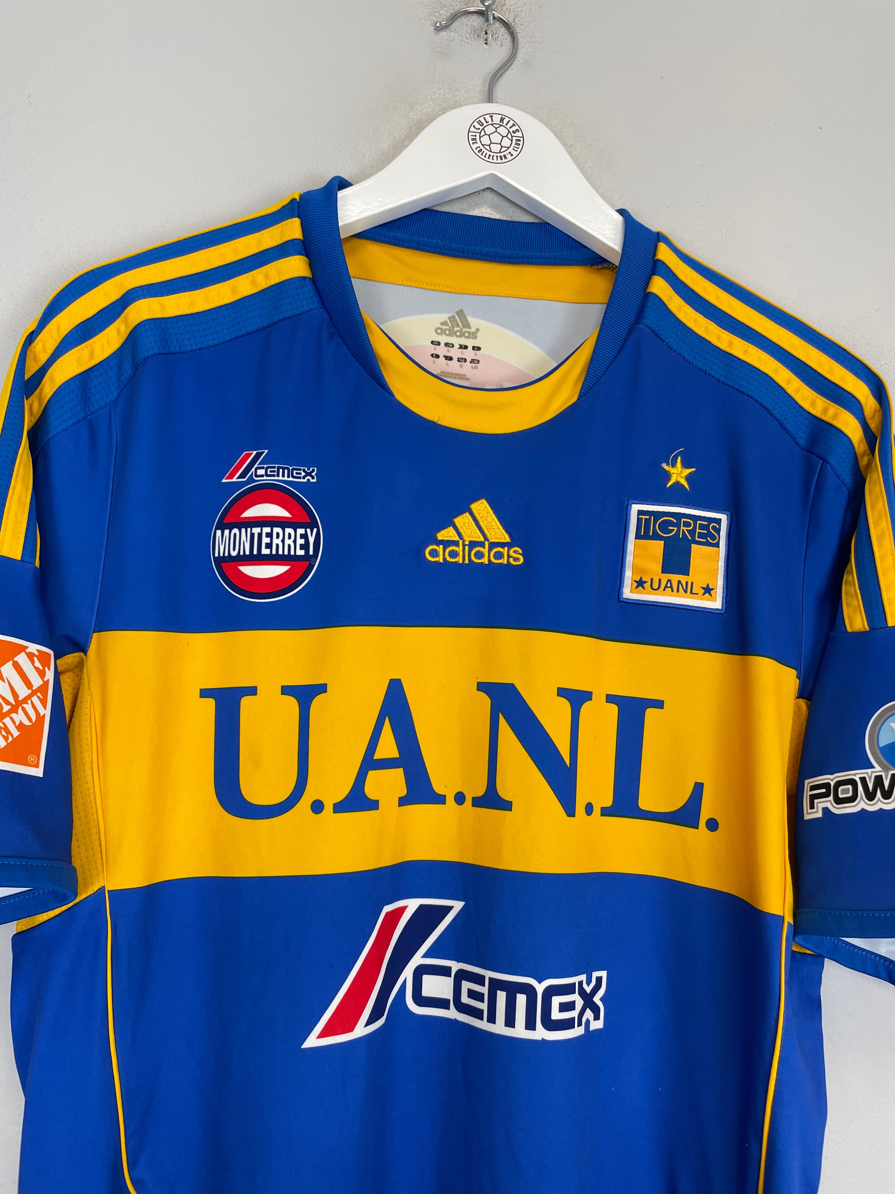 Shop 2011/12 TIGRES AWAY SHIRT (L) ADIDAS, classic football shirts, vintage football shirts & retro soccer jerseys at Cult Kits