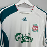 Shop 2006/07 LIVERPOOL GERRARD #8 AWAY SHIRT (L) ADIDAS, classic football shirts, vintage football shirts & retro soccer jerseys at Cult Kits