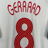 Shop 2006/07 LIVERPOOL GERRARD #8 AWAY SHIRT (L) ADIDAS, classic football shirts, vintage football shirts & retro soccer jerseys at Cult Kits
