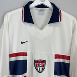 Shop 1995/98 USA HOME SHIRT (L) NIKE, classic football shirts, vintage football shirts & retro soccer jerseys at Cult Kits