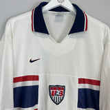 Shop 1995/98 USA HOME SHIRT (L) NIKE, classic football shirts, vintage football shirts & retro soccer jerseys at Cult Kits