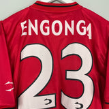 2000/01 REAL MALLORCA ENGONGA #23 *SIGNED* HOME SHIRT (XXL) JOHN SMITH