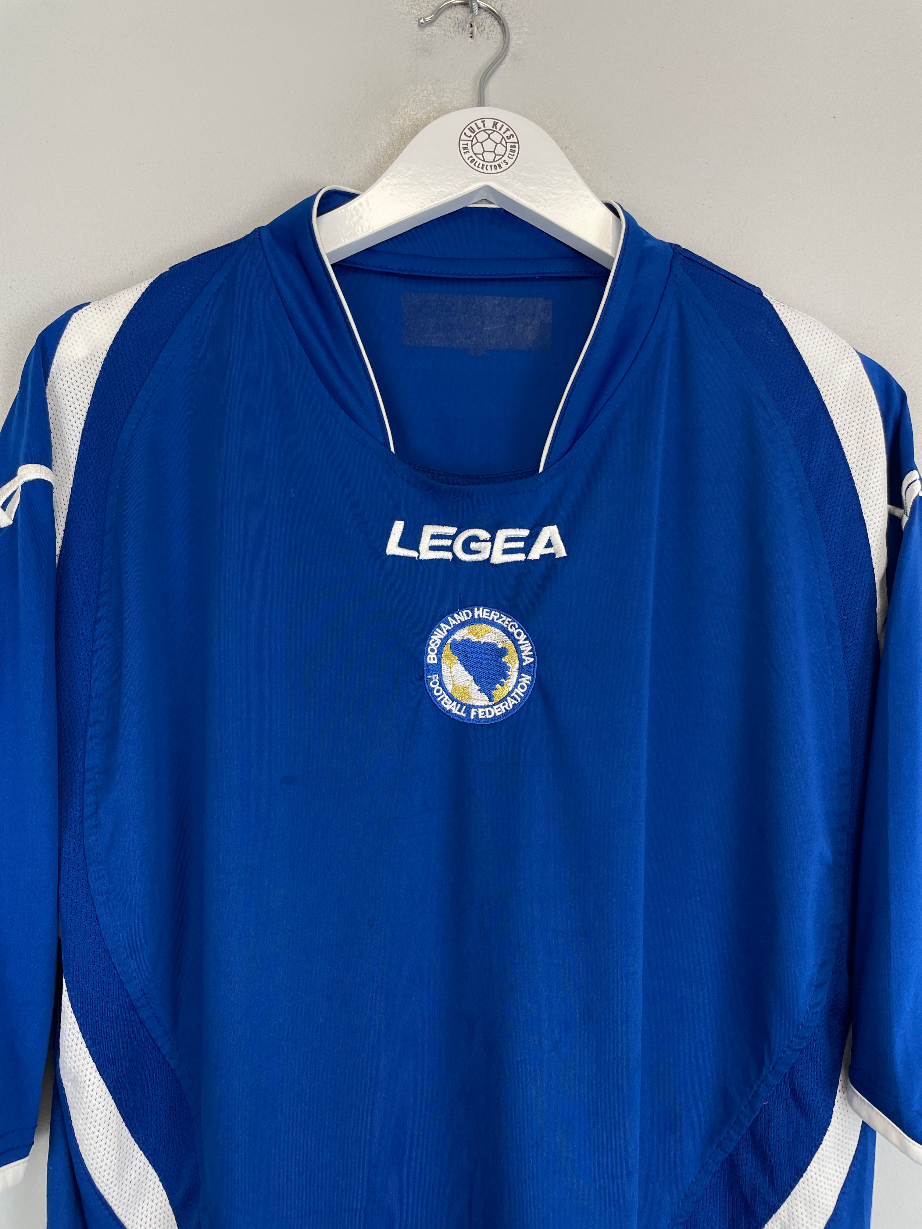Shop 2012/13 BOSNIA HOME SHIRT (XL) LEGEA, classic football shirts, vintage football shirts & retro soccer jerseys at Cult Kits