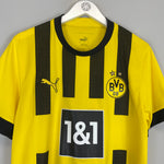 Shop 2022/23 DORTMUND HOME SHIRT (L) PUMA, classic football shirts, vintage football shirts & retro soccer jerseys at Cult Kits