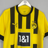 Shop 2022/23 DORTMUND HOME SHIRT (L) PUMA, classic football shirts, vintage football shirts & retro soccer jerseys at Cult Kits