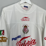 Shop 2000/01 TOLUCA AWAY SHIRT (L) ATLETICA, classic football shirts, vintage football shirts & retro soccer jerseys at Cult Kits