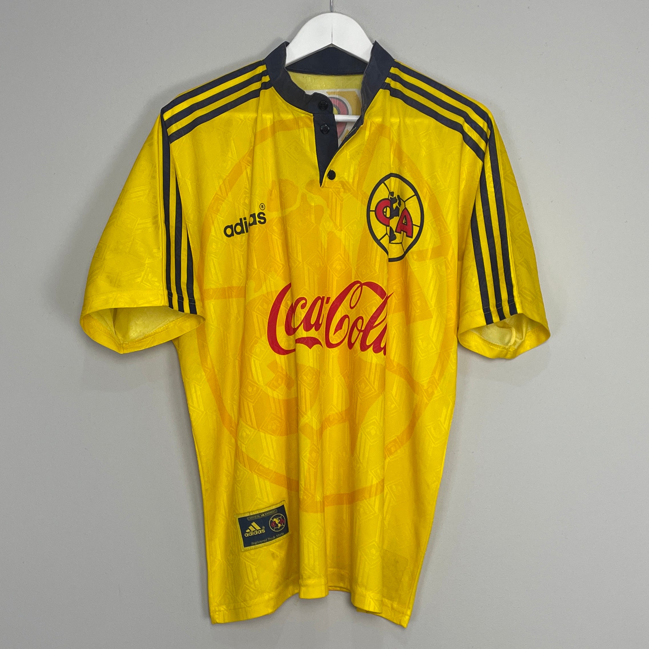 Shop 1996/99 CLUB AMERICA HOME SHIRT (M) ADIDAS, classic football shirts, vintage football shirts & retro soccer jerseys at Cult Kits