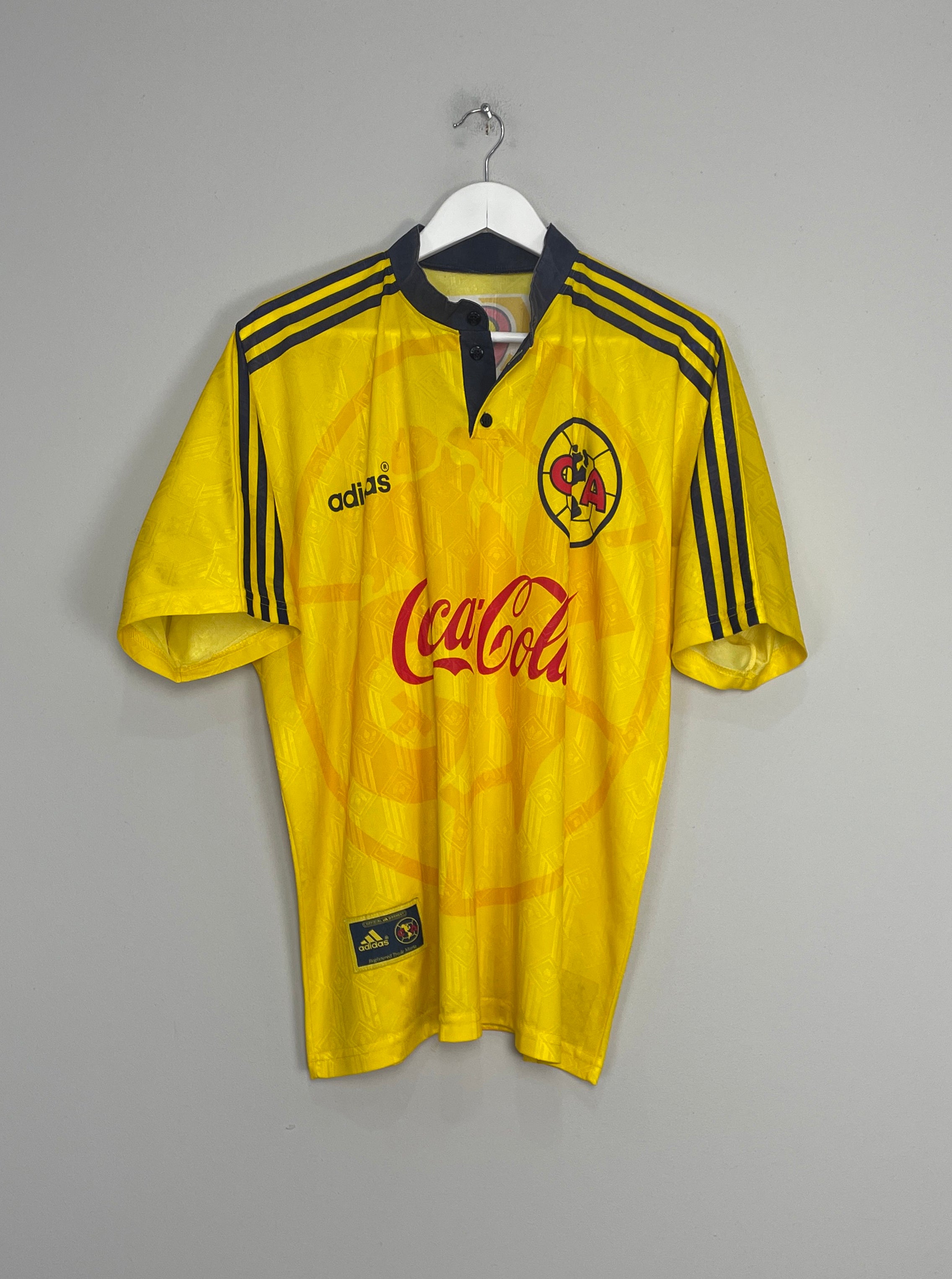 Shop 1996/99 CLUB AMERICA HOME SHIRT (M) ADIDAS, classic football shirts, vintage football shirts & retro soccer jerseys at Cult Kits