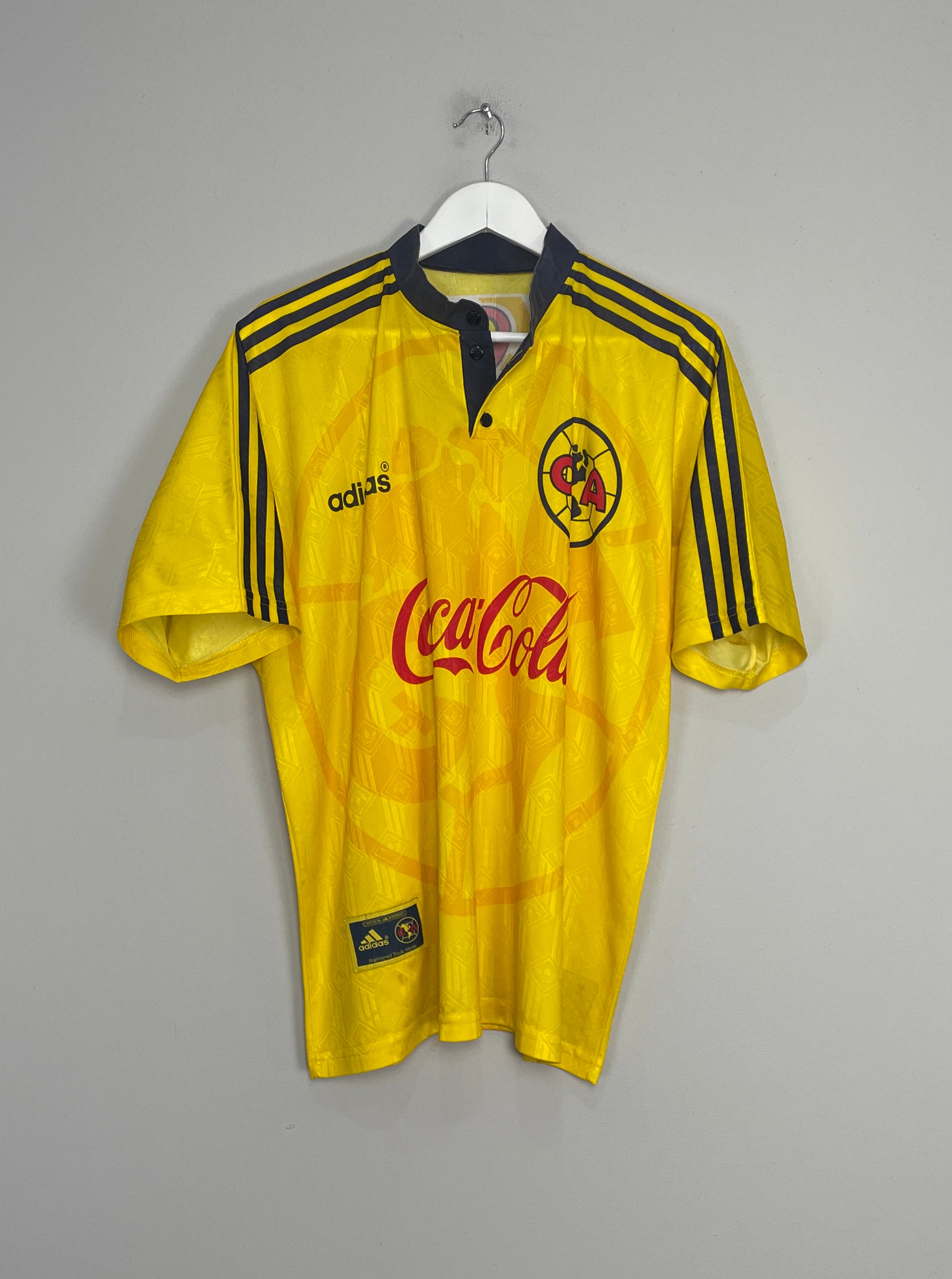 Shop 1996/99 CLUB AMERICA HOME SHIRT (M) ADIDAS, classic football shirts, vintage football shirts & retro soccer jerseys at Cult Kits