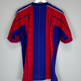 Shop 1997/98 BARCELONA HOME SHIRT (L) KAPPA, classic football shirts, vintage football shirts & retro soccer jerseys at Cult Kits