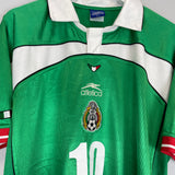 Shop 2000/01 MEXICO C.BLANCO #10 HOME SHIRT (L) ATLETICA, classic football shirts, vintage football shirts & retro soccer jerseys at Cult Kits