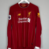 Shop 2019/20 LIVERPOOL MANE #10 L/S HOME SHIRT (M) NEW BALANCE, classic football shirts, vintage football shirts & retro soccer jerseys at Cult Kits