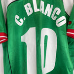 Shop 2000/01 MEXICO C.BLANCO #10 HOME SHIRT (L) ATLETICA, classic football shirts, vintage football shirts & retro soccer jerseys at Cult Kits