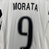 Shop 2015/16 JUVENTUS MORATA #9 HOME SHIRT (M) ADIDAS, classic football shirts, vintage football shirts & retro soccer jerseys at Cult Kits