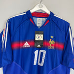 Shop 2004/06 FRANCE ZIDANE #10 *BNWT* HOME SHIRT (L) ADIDAS, classic football shirts, vintage football shirts & retro soccer jerseys at Cult Kits