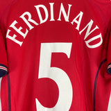 2002/04 ENGLAND FERDINAND #5 AWAY SHIRT (S) UMBRO