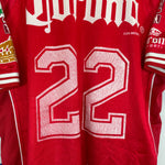 Shop 1999/00 TOLUCA #22 HOME SHIRT (L) ATLETICA, classic football shirts, vintage football shirts & retro soccer jerseys at Cult Kits
