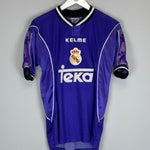 Shop 1997/98 REAL MADRID RAUL #7 AWAY SHIRT (S) KELME, classic football shirts, vintage football shirts & retro soccer jerseys at Cult Kits