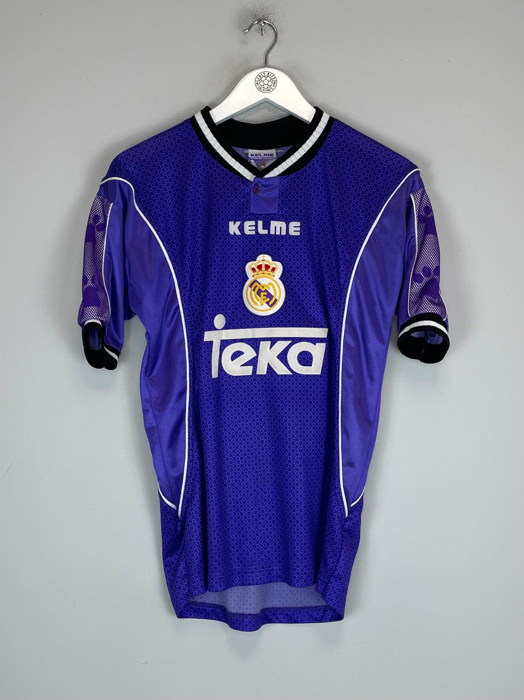 Shop 1997/98 REAL MADRID RAUL #7 AWAY SHIRT (S) KELME, classic football shirts, vintage football shirts & retro soccer jerseys at Cult Kits