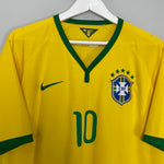 Shop 2014/15 BRAZIL NEYMAR JR #10 HOME SHIRT (XL) NIKE, classic football shirts, vintage football shirts & retro soccer jerseys at Cult Kits
