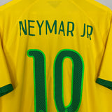 Shop 2014/15 BRAZIL NEYMAR JR #10 HOME SHIRT (XL) NIKE, classic football shirts, vintage football shirts & retro soccer jerseys at Cult Kits