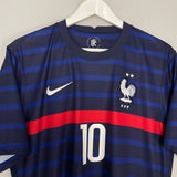 Shop 2020/21 FRANCE MBAPPE #10 HOME SHIRT (L) NIKE, classic football shirts, vintage football shirts & retro soccer jerseys at Cult Kits